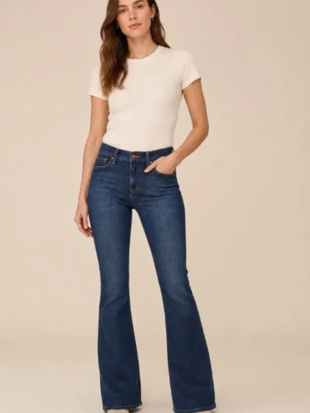 Joe's Jeans The Rocker Women's 36/16 Dark Blue Bootcut Jeans